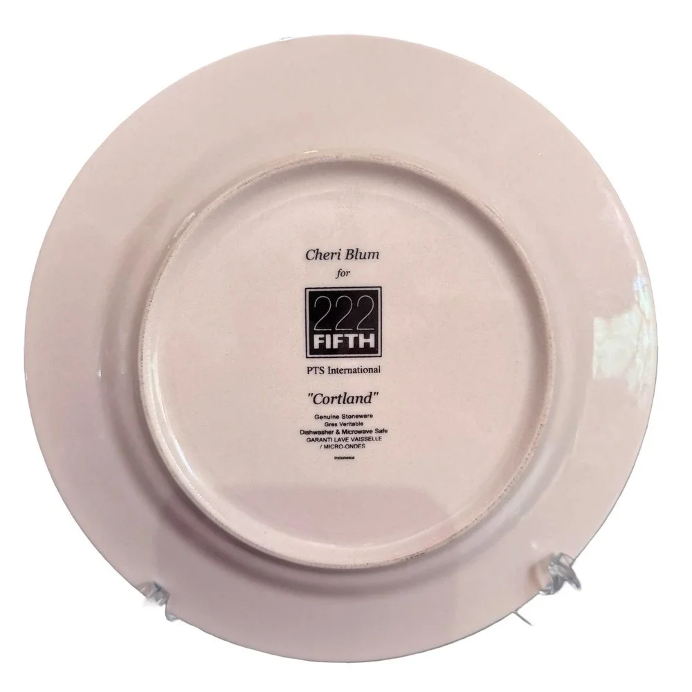 Cheri Blum 222 Fifth Cortland Salad Plate 8.25